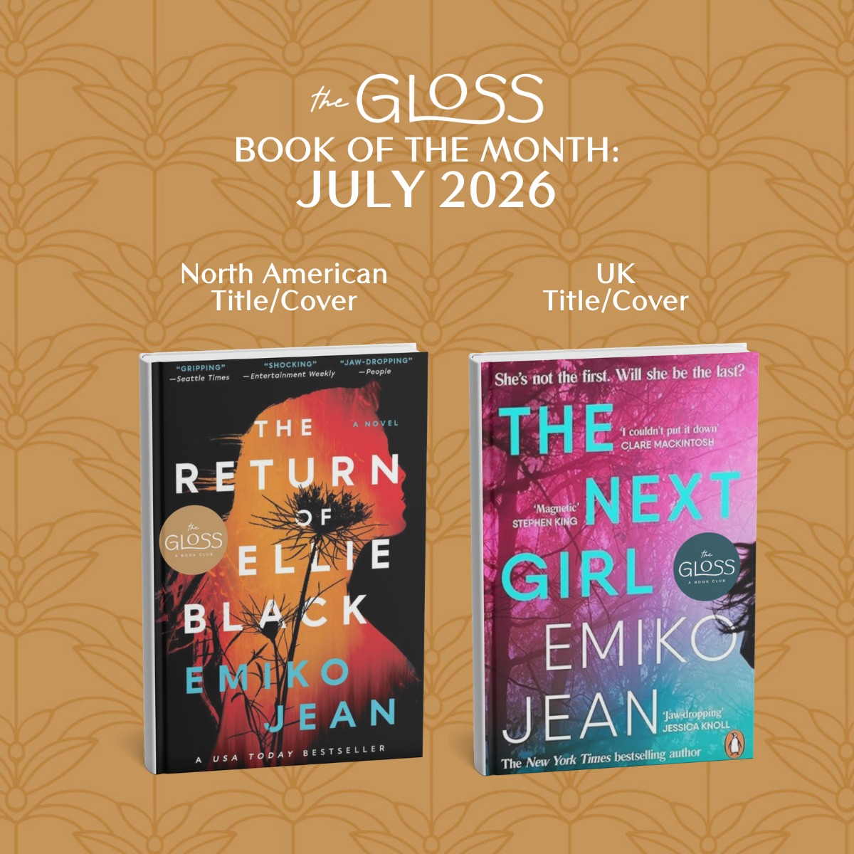 The Return of Ellie Black (North American Title) / The Next Girl (UK Title) Book Cover